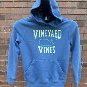 Vineyard Vines Blue Hoodie Hooded Sweatshirt Youth Size Small EUC